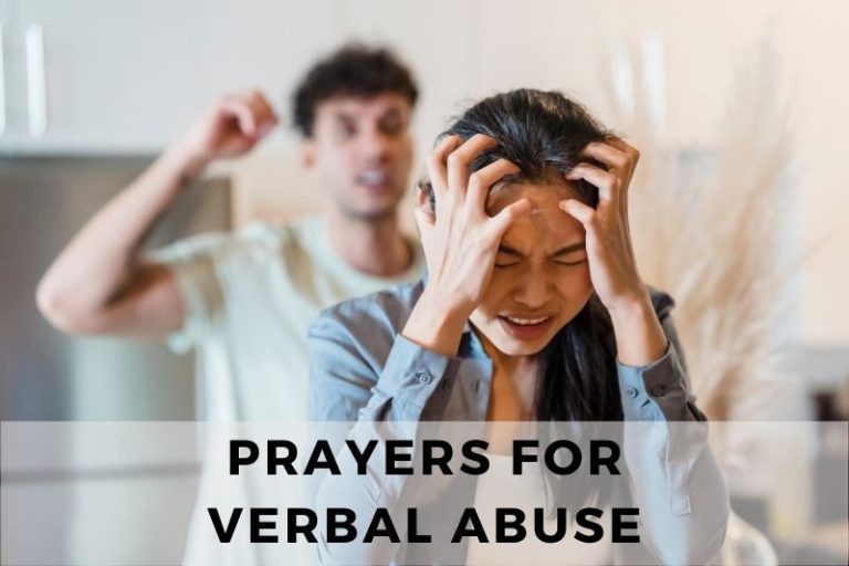 Prayer for Verbal Abuse