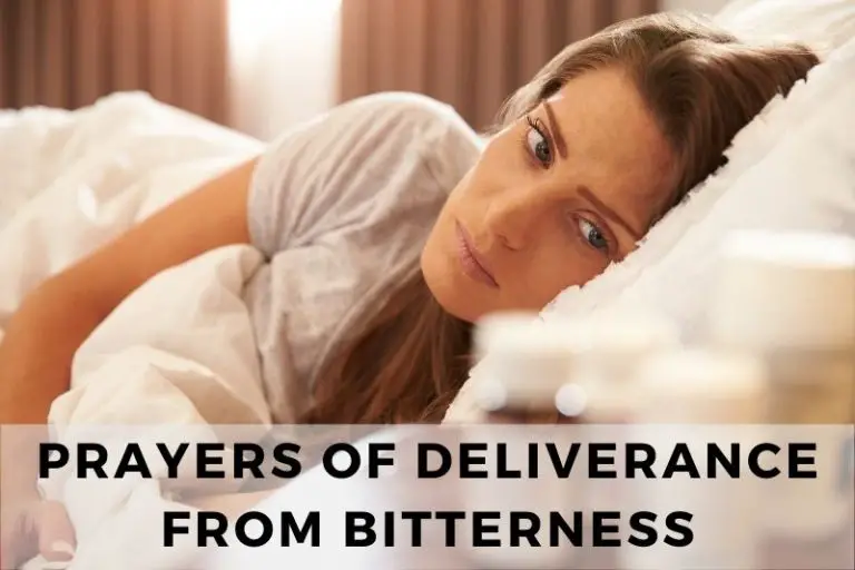 Prayer of Deliverance From Bitterness