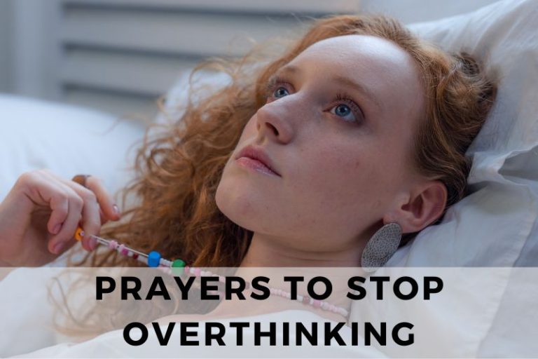Prayer to Stop Overthinking