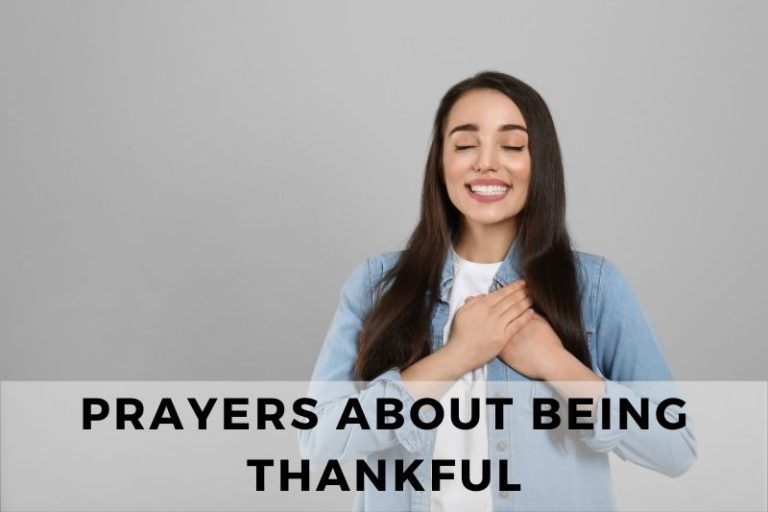 Prayers About Being Thankful