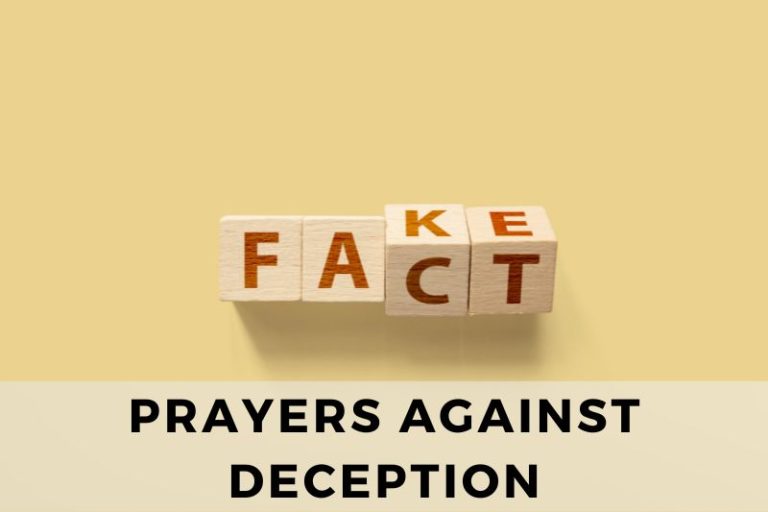 Prayers Against Deception