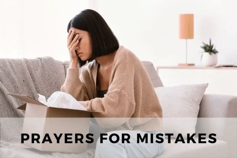 Prayers for Mistakes