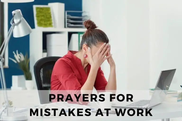 Prayers for Mistakes at Work