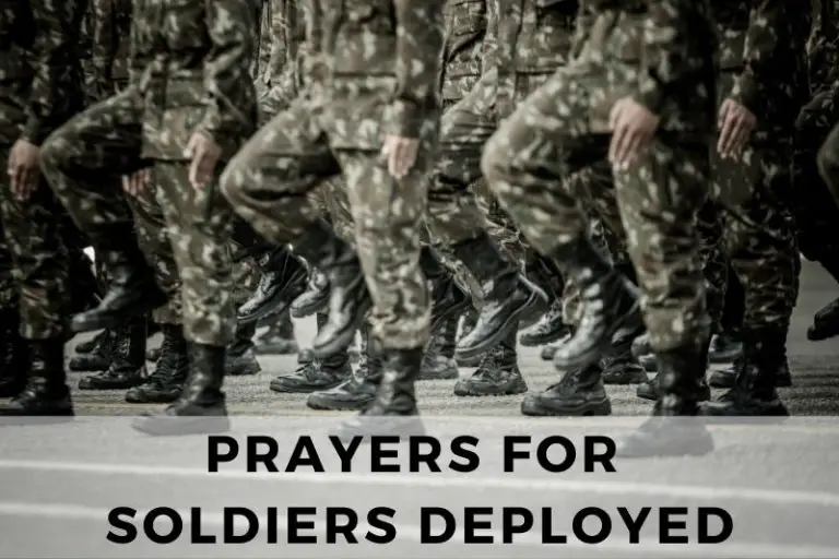 Prayers for Soldiers Deployed