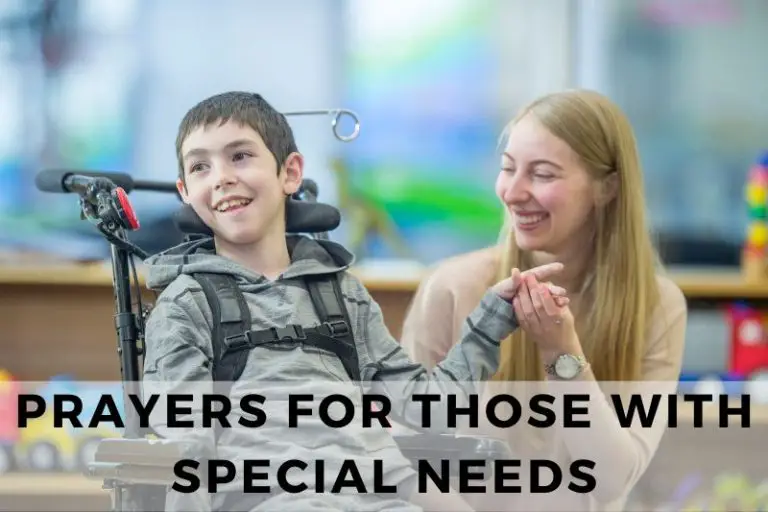 Prayers for Those with Special Needs
