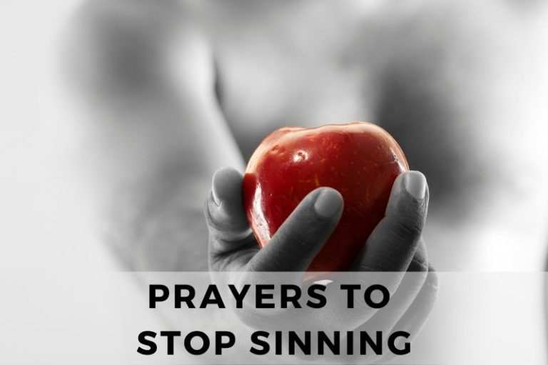 Prayers to Stop Sinning