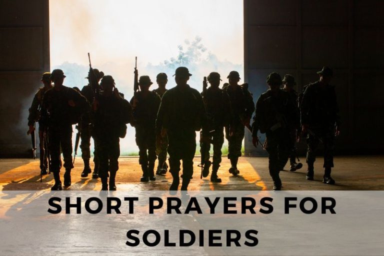 Short Prayer for Soldiers