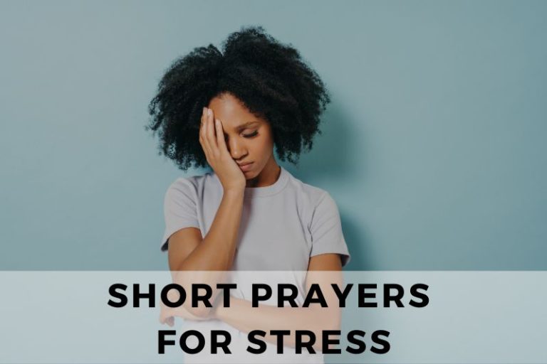 Short Prayer for Stress