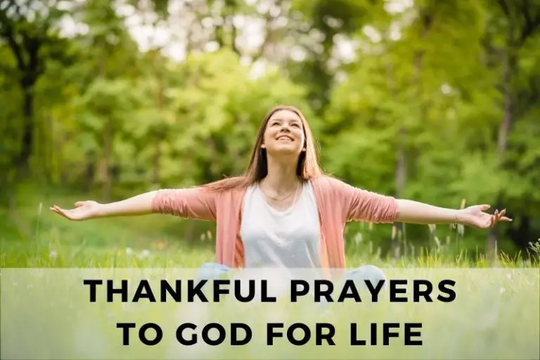 Thankful Prayers to God for Life