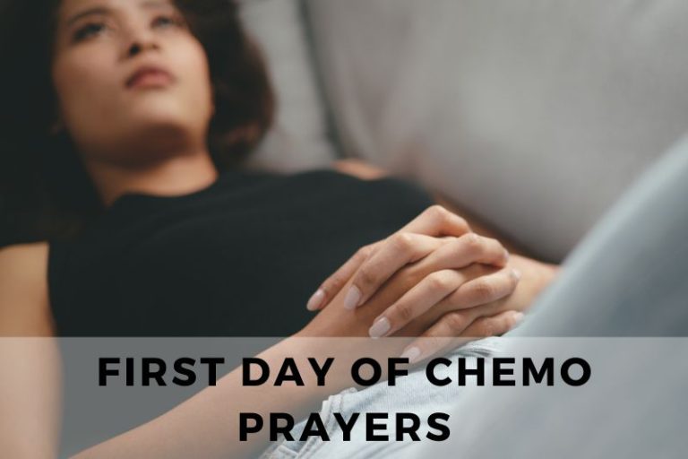 first day of chemo prayer
