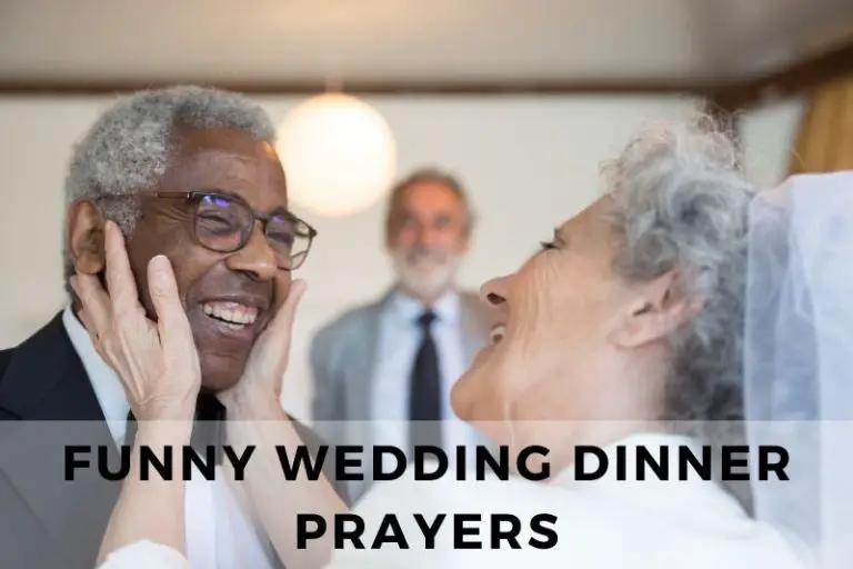 funny wedding dinner prayers