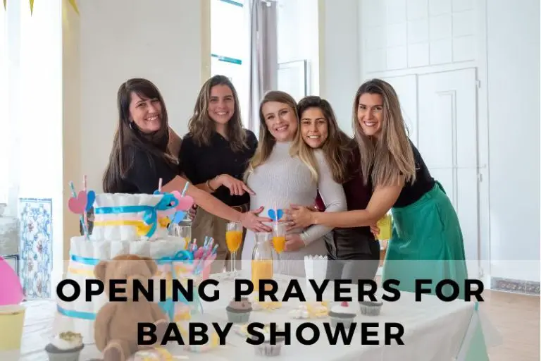 opening prayer for baby shower
