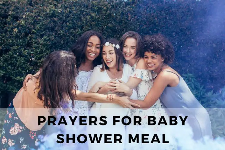 prayer for baby shower meal