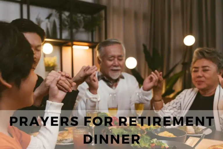 prayer for retirement dinner