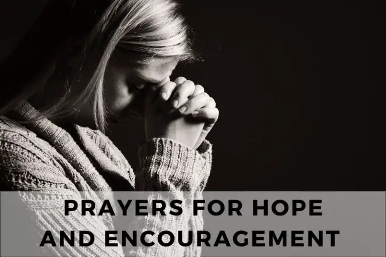 prayer of hope and encouragement