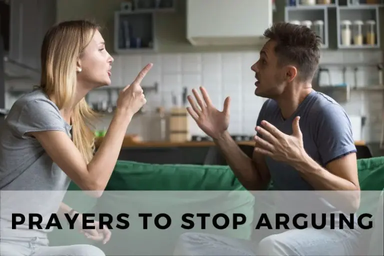 Prayers To Stop Arguing