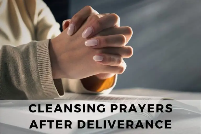 Cleansing Prayer After Deliverance