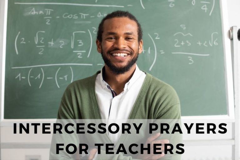 Intercessory Prayer for Teachers