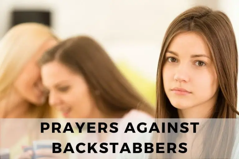 Prayer Against Backstabbers