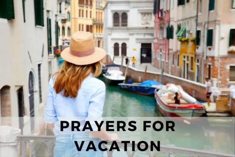 Prayers for Vacation