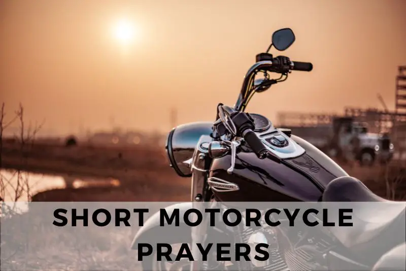 Short Motorcycle Prayer