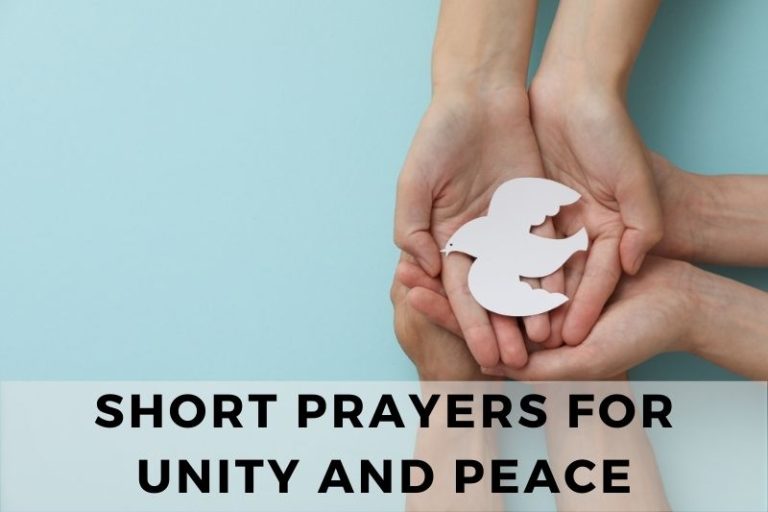 Short Prayer for Unity and Peace