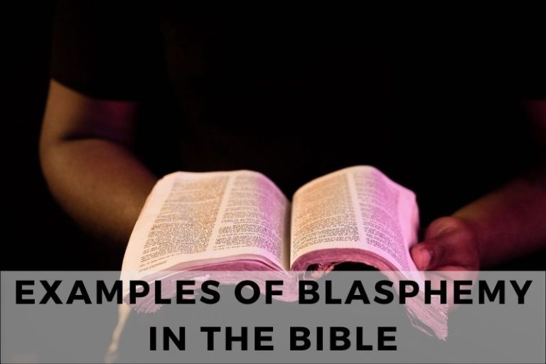 Examples Of Blasphemy In The Bible