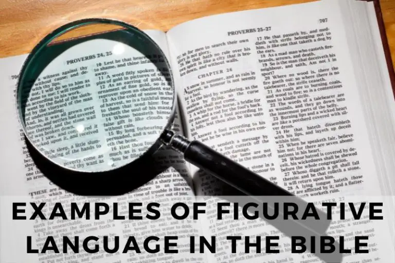 Examples of Figurative Language in the Bible