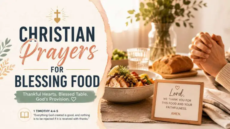 Christian Prayers for Blessing Food