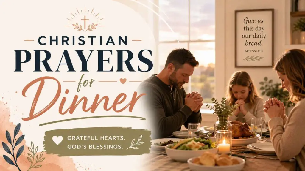 Christian Prayers for Dinner