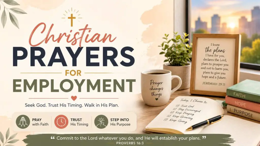 Christian Prayers for Employment