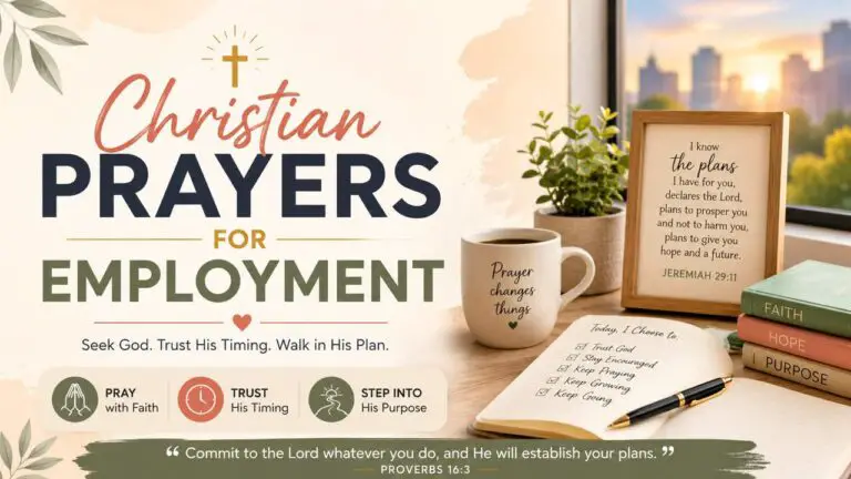 Christian Prayers for Employment