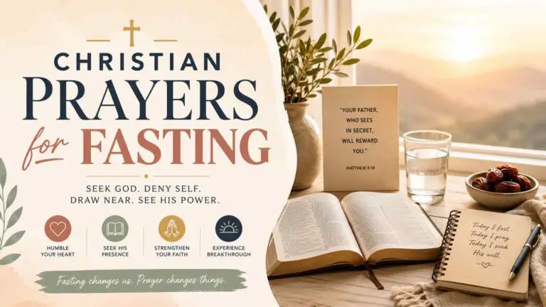 Christian Prayers for Fasting