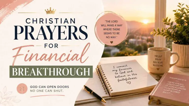 Christian Prayers for Financial Breakthrough