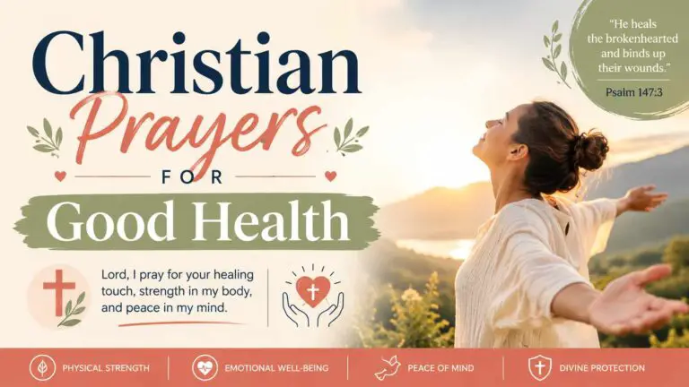 Christian Prayers for Good Health