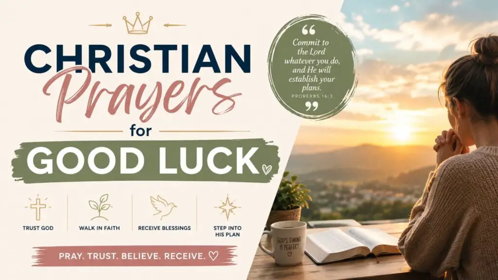 Christian Prayers for Good Luck