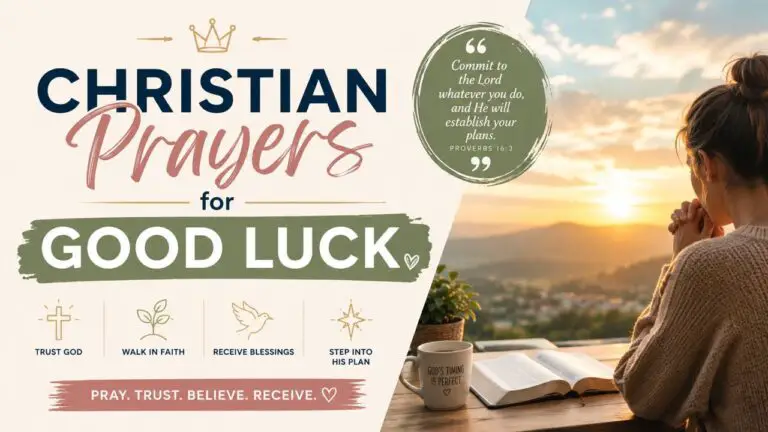 Christian Prayers for Good Luck