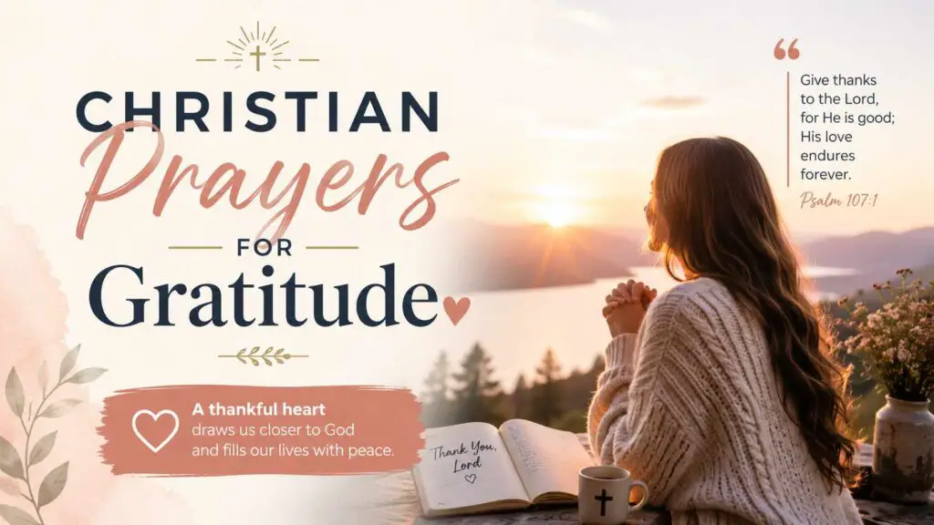 Christian Prayers for Gratitude