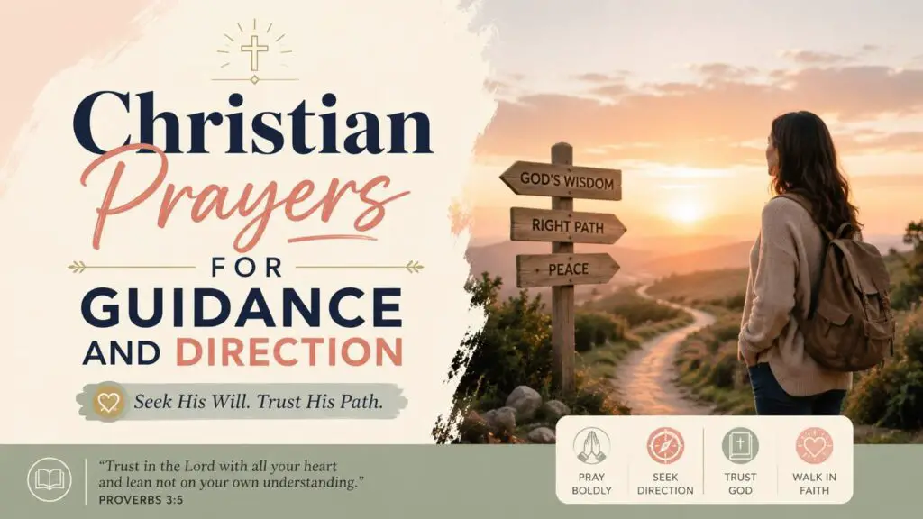 Christian Prayers for Guidance and Direction