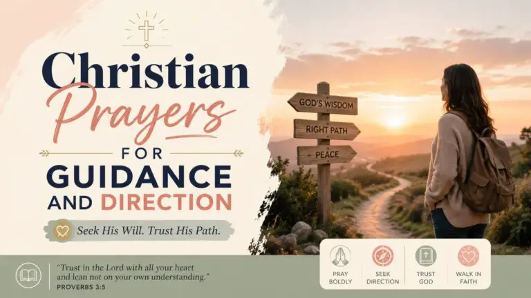 Christian Prayers for Guidance and Direction