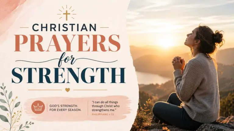 Christian Prayers for Strength