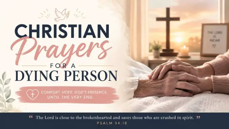 Christian Prayers for a Dying Person