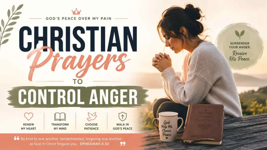 Christian Prayers to Control Anger