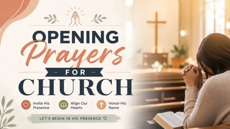 Opening Prayers for Church
