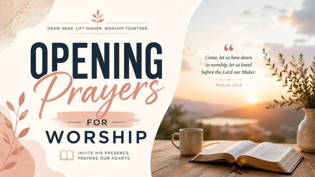 Opening Prayers for Worship