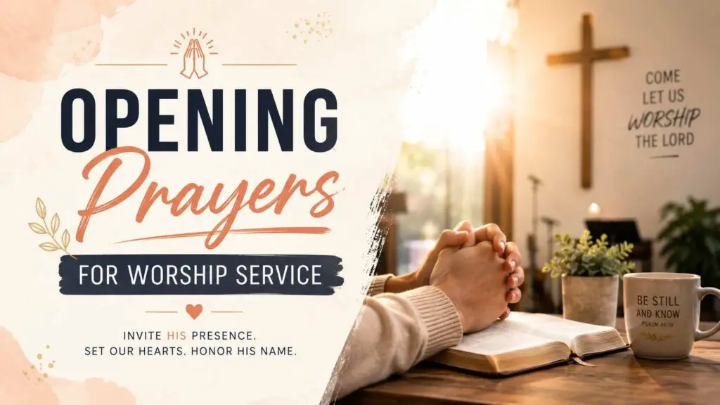 Opening Prayers for Worship Service