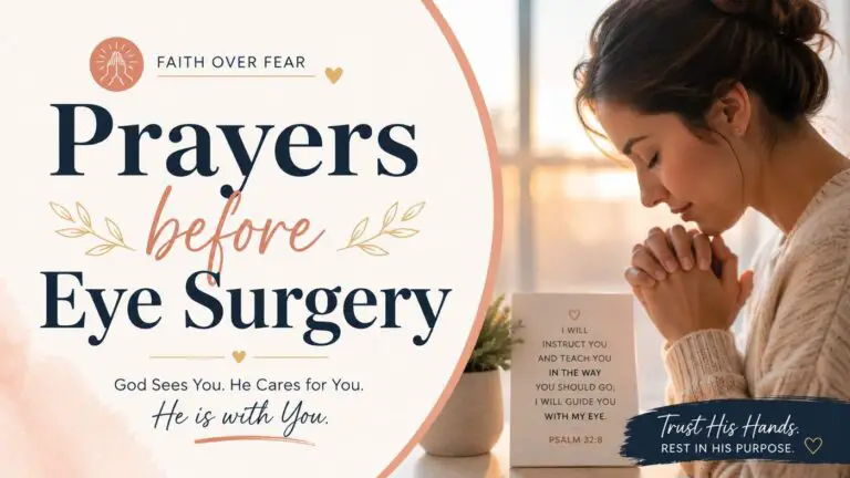 Prayers before Eye Surgery