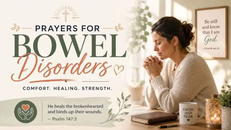 Prayers for Bowel Disorders