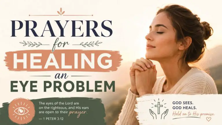 Prayers for Healing an Eye Problem
