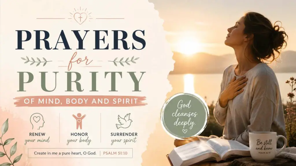 Prayers for Purity of Mind Body and Spirit